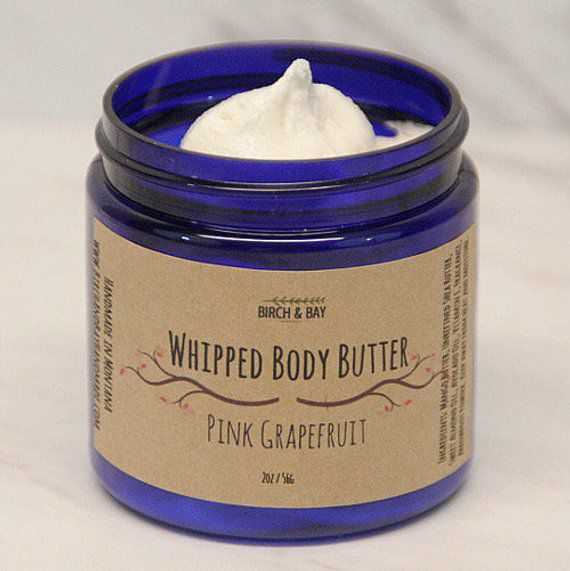 Pink grapefruit body butter